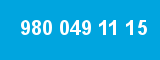 980 049 11 15